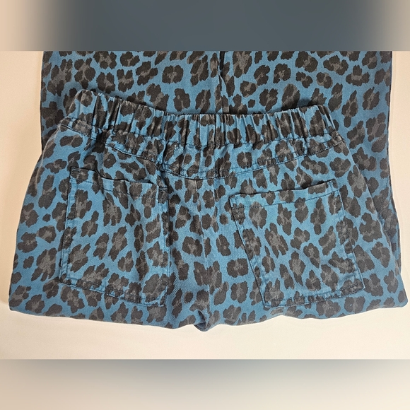 Young Fabulous & Broke Martino Leopard Print Joggers Womens Size XS Blue Black - Picture 4 of 10